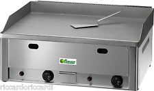 Fry top a gas doppio piastra