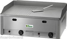 Fry top a gas doppio piastra