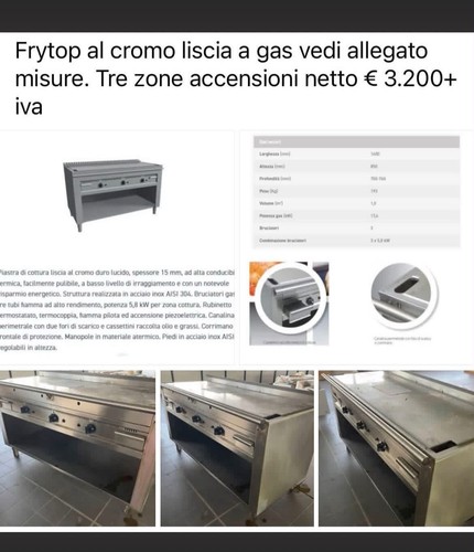 Frytop gas cromo - frytop,