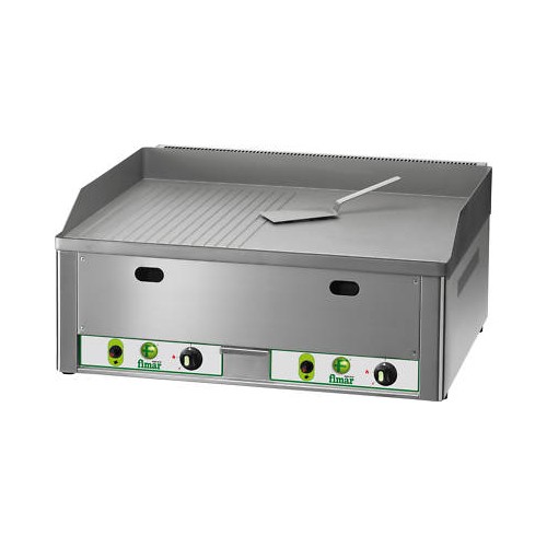Fry top liscio rigato - , da