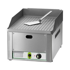 Fry top rigato professionale a