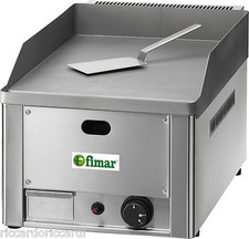 Fry top a gas singolo piastra